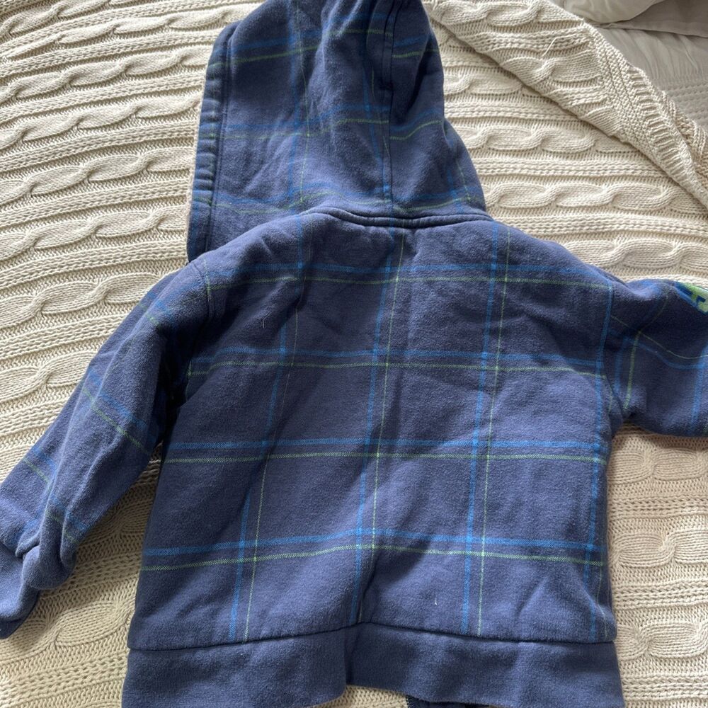 Disney Toy Story 3T Vintage Hoodie Zip Up Buzz Lightyear Pixar  Blue 2009 Baby - Picture 10 of 11